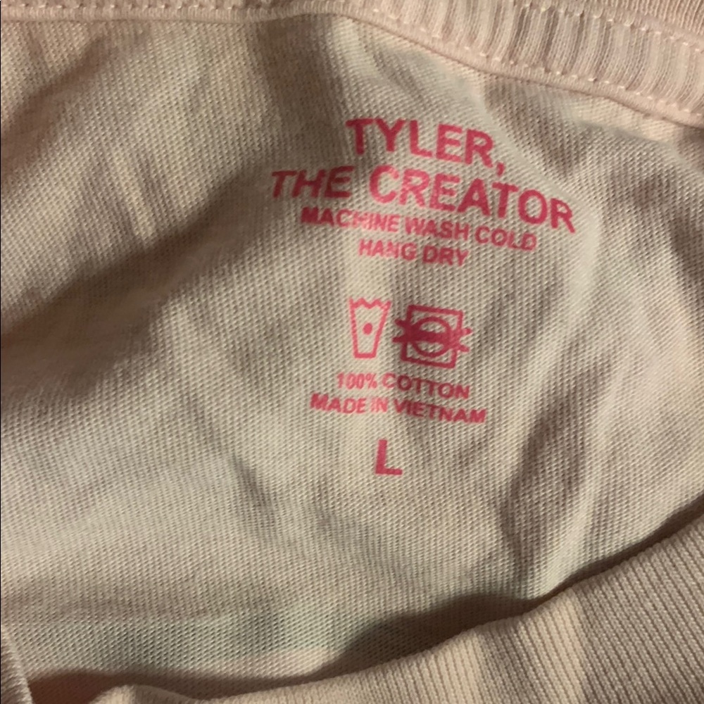 Pink Graphic T-Shirt with Cartoon Design - Picture 2 of 3
